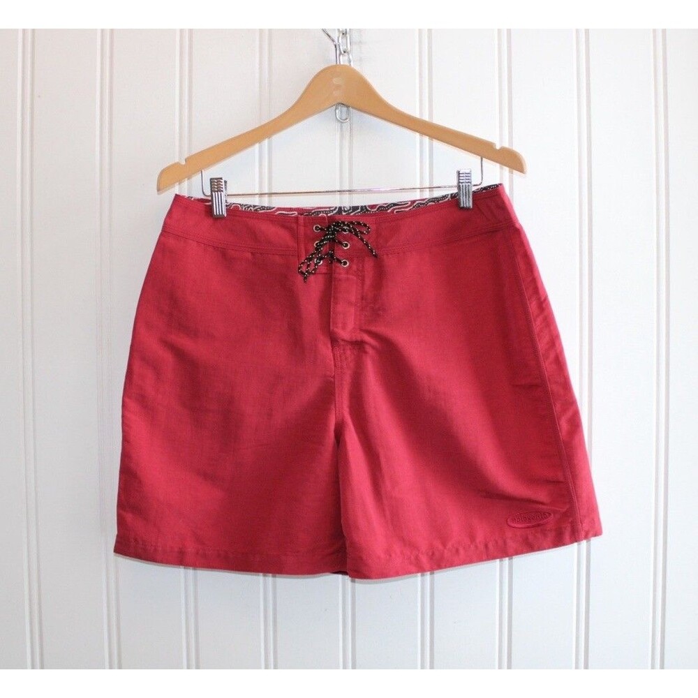 Vintage Patagonia Red Board Shorts Men’s Size 35 Surf Beach‎ USA Era 2002